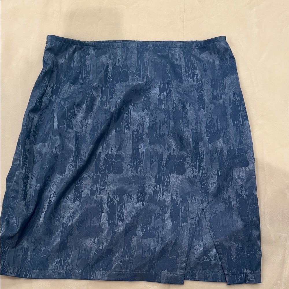 PrettyLittleThing Blue Mini skirt